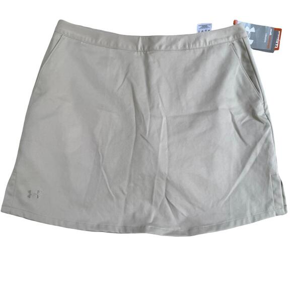 NWT Under Armour Khaki Skort Size 8 - Picture 1 of 4